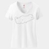 Ladies Perfect T Cotton V Neck T Shirt Thumbnail