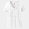 Ladies Perfect T Cotton V Neck T Shirt Thumbnail