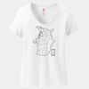 Women's Perfect T Cotton V Neck T Shirt Thumbnail
