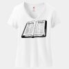 Women's Perfect T Cotton V Neck T Shirt Thumbnail