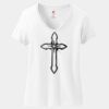 Women's Perfect T Cotton V Neck T Shirt Thumbnail