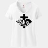 Women's Perfect T Cotton V Neck T Shirt Thumbnail