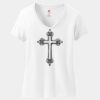 Women's Perfect T Cotton V Neck T Shirt Thumbnail