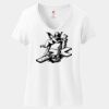 Women's Perfect T Cotton V Neck T Shirt Thumbnail