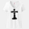 Women's Perfect T Cotton V Neck T Shirt Thumbnail