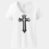 Women's Perfect T Cotton V Neck T Shirt Thumbnail