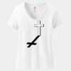 Women's Perfect T Cotton V Neck T Shirt Thumbnail