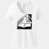 Women's Perfect T Cotton V Neck T Shirt Thumbnail