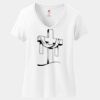 Women's Perfect T Cotton V Neck T Shirt Thumbnail