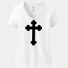 Women's Perfect T Cotton V Neck T Shirt Thumbnail