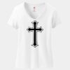 Women's Perfect T Cotton V Neck T Shirt Thumbnail