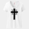 Women's Perfect T Cotton V Neck T Shirt Thumbnail