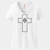 Women's Perfect T Cotton V Neck T Shirt Thumbnail