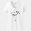Women's Perfect T Cotton V Neck T Shirt Thumbnail