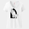 Women's Perfect T Cotton V Neck T Shirt Thumbnail