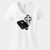 Women's Perfect T Cotton V Neck T Shirt Thumbnail