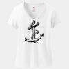 Women's Perfect T Cotton V Neck T Shirt Thumbnail