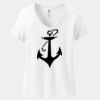 Women's Perfect T Cotton V Neck T Shirt Thumbnail