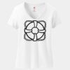 Women's Perfect T Cotton V Neck T Shirt Thumbnail