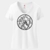 Women's Perfect T Cotton V Neck T Shirt Thumbnail