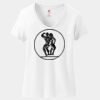 Women's Perfect T Cotton V Neck T Shirt Thumbnail