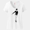 Women's Perfect T Cotton V Neck T Shirt Thumbnail