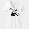 Women's Perfect T Cotton V Neck T Shirt Thumbnail