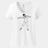 Women's Perfect T Cotton V Neck T Shirt Thumbnail