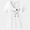 Women's Perfect T Cotton V Neck T Shirt Thumbnail