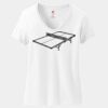 Women's Perfect T Cotton V Neck T Shirt Thumbnail