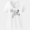 Women's Perfect T Cotton V Neck T Shirt Thumbnail