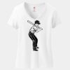 Women's Perfect T Cotton V Neck T Shirt Thumbnail