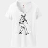 Women's Perfect T Cotton V Neck T Shirt Thumbnail