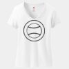Women's Perfect T Cotton V Neck T Shirt Thumbnail
