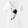 Women's Perfect T Cotton V Neck T Shirt Thumbnail