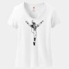 Women's Perfect T Cotton V Neck T Shirt Thumbnail