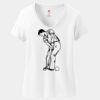 Women's Perfect T Cotton V Neck T Shirt Thumbnail