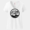 Women's Perfect T Cotton V Neck T Shirt Thumbnail