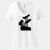 Women's Perfect T Cotton V Neck T Shirt Thumbnail
