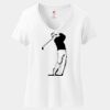 Women's Perfect T Cotton V Neck T Shirt Thumbnail