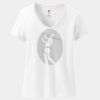Women's Perfect T Cotton V Neck T Shirt Thumbnail