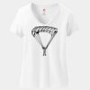 Women's Perfect T Cotton V Neck T Shirt Thumbnail
