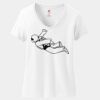 Women's Perfect T Cotton V Neck T Shirt Thumbnail