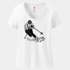 Women's Perfect T Cotton V Neck T Shirt Thumbnail