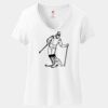 Women's Perfect T Cotton V Neck T Shirt Thumbnail