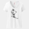 Women's Perfect T Cotton V Neck T Shirt Thumbnail