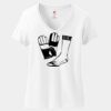 Women's Perfect T Cotton V Neck T Shirt Thumbnail