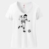 Women's Perfect T Cotton V Neck T Shirt Thumbnail