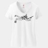 Women's Perfect T Cotton V Neck T Shirt Thumbnail