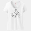 Women's Perfect T Cotton V Neck T Shirt Thumbnail
